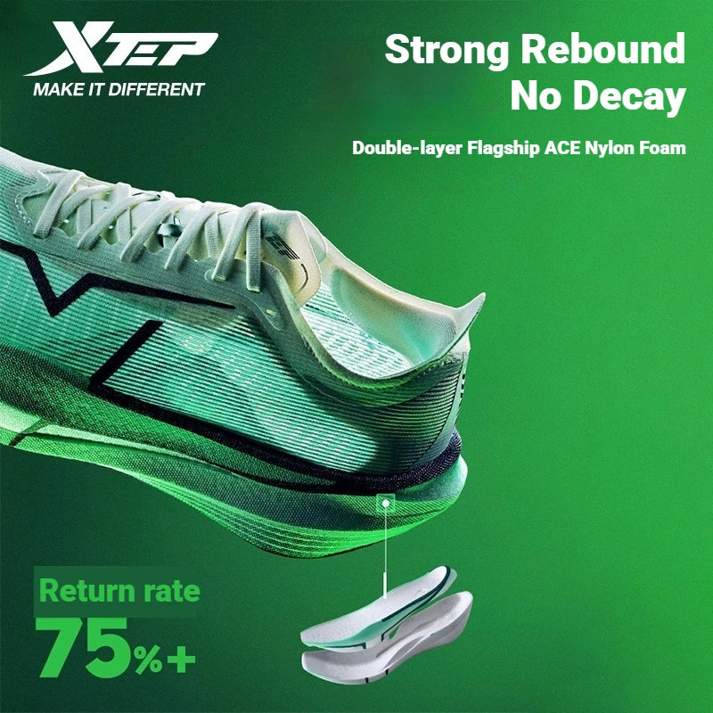 Chaussures Marathon Homme Xtep Shyft PRO | Amorti & Séchage Rapide Professionnel