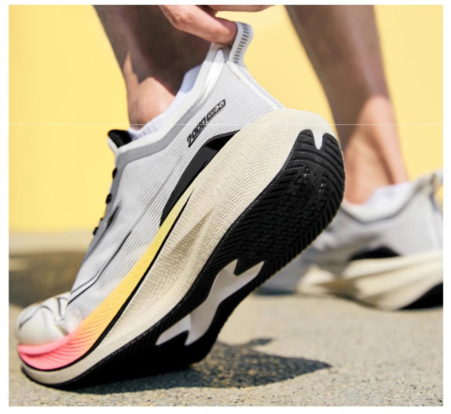 Chaussures Running Homme Xtep 2000KM 2.0 – Marathon, Absorption Chocs TPU