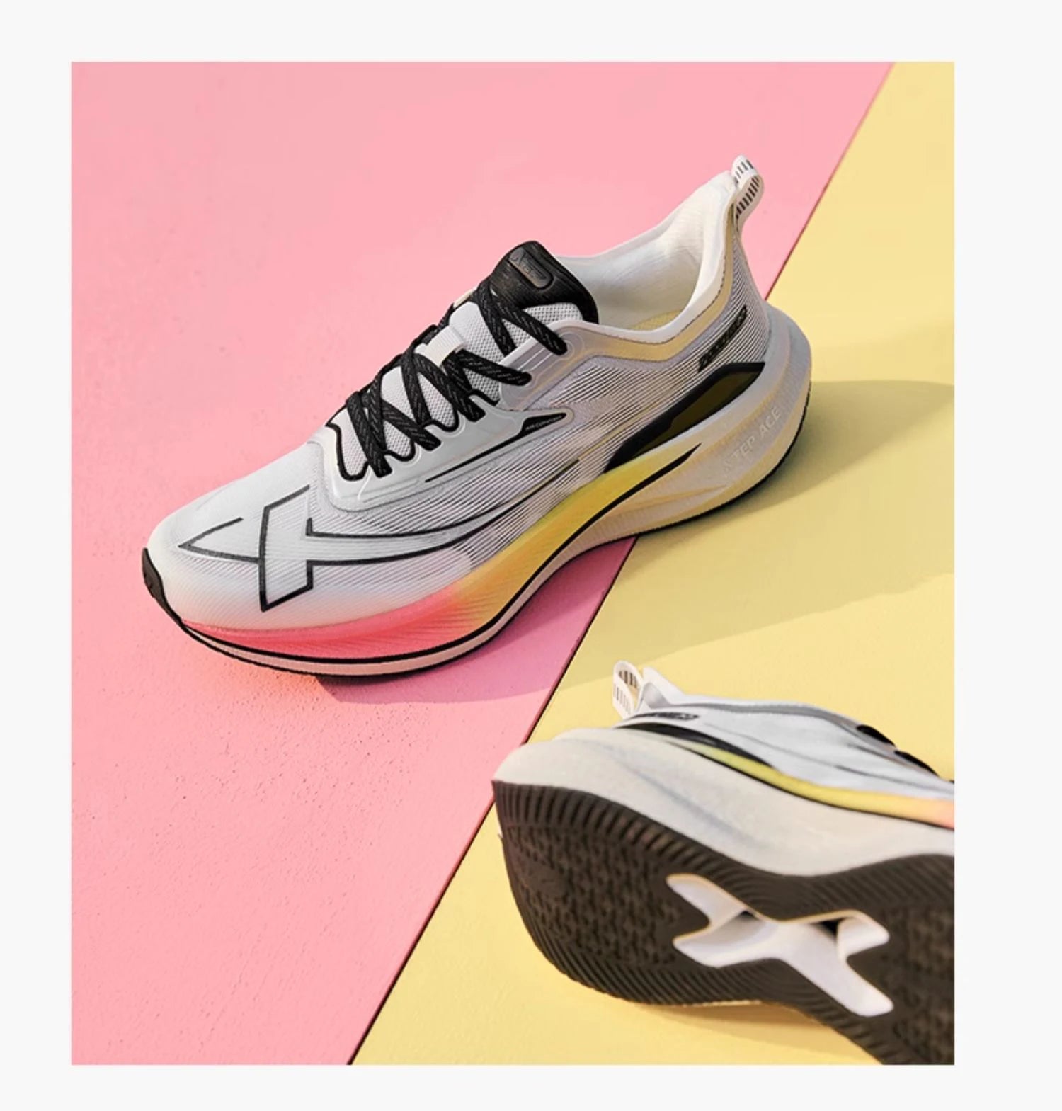 Chaussures Running Homme Xtep 2000KM 2.0 – Marathon, Absorption Chocs TPU